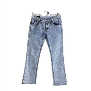 Vintage acid wash Lee low rise  jeans